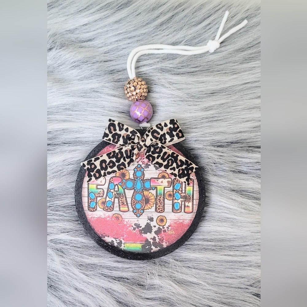 Faith Car Freshie Scented Decor